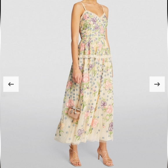 Needle & Thread Dresses & Skirts - BHLDN Needle & Thread Floral Embroidered Dress size US 0 $779